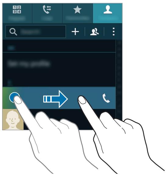SAMSUNG GALAXY J3 J330 - Passer des appels depuis le journal d'appels ou la liste de contacts - 1