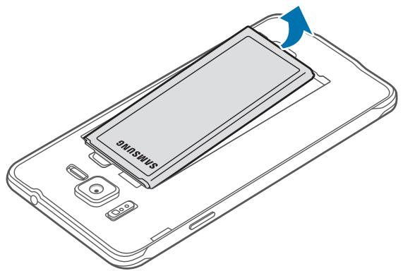 SAMSUNG GALAXY J3 J330 - Retirer la carte SIM ou USIM et la batterie - 1