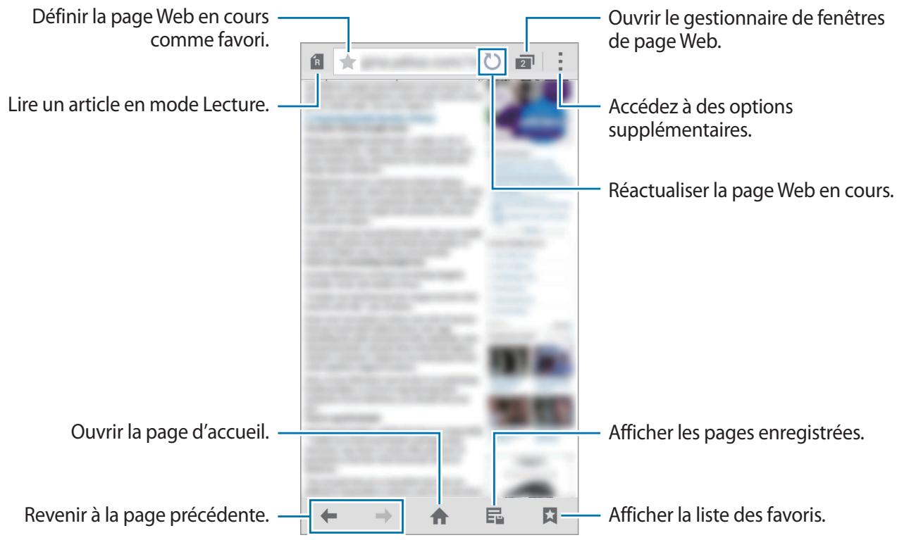 SAMSUNG GALAXY J3 J330 - Parcourir des pages web - 1