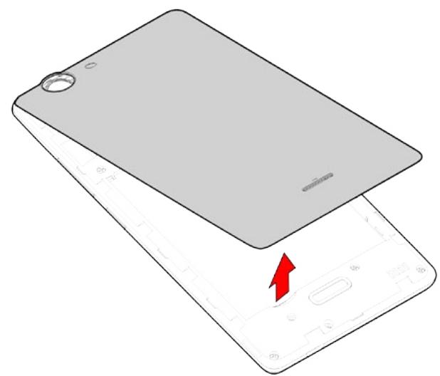 WIKO Y60 - - Instalowanie karty SIM - 1