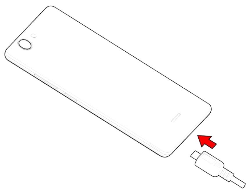 WIKO Y60 - - Ładowanie baterii - 1