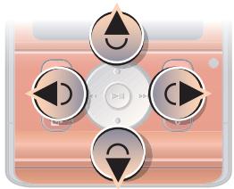 SONY ERICSSON W595 WALKMAN - Navigation - 1