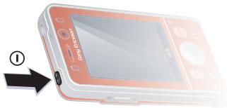 SONY ERICSSON W595 WALKMAN - Mise sous tension du téléphone - 1