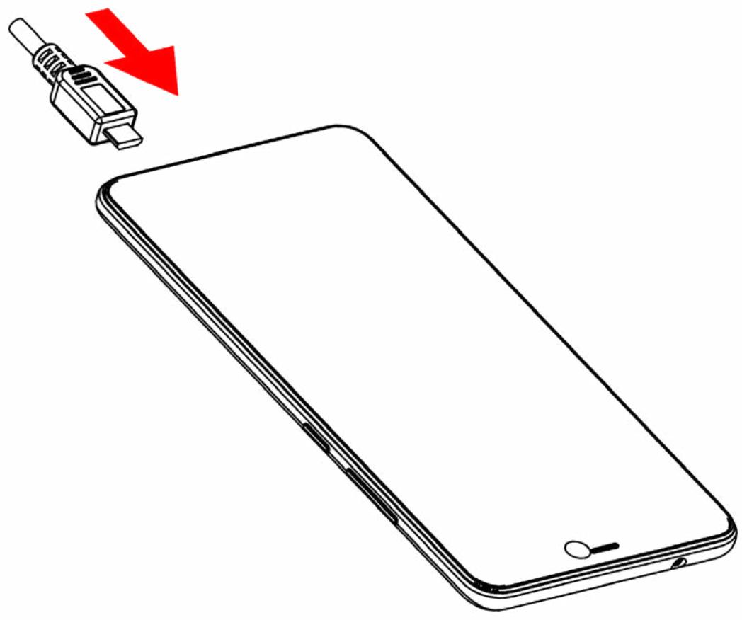 WIKO JERRY 3 - Caricamento della batteria - 1