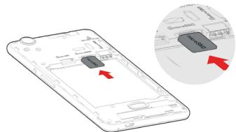WIKO LUBI 5 PLUS LS - - Inserting the SIM cards - 2