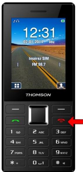 THOMSON TLINK 12 - Mise en marche et à l'arrêt de l'appareil - 1