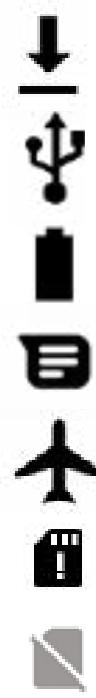 WIKO Y80 - Iconos de notifications en la barra de estado - 15