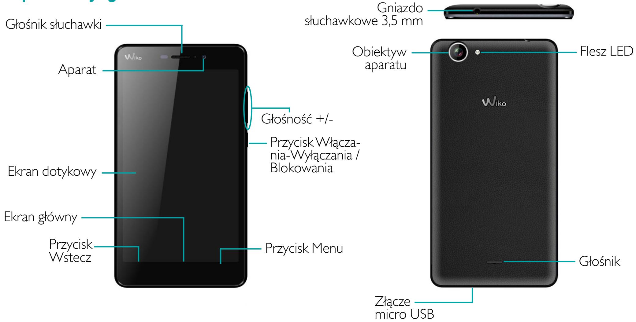 WIKO BLOOM - Zawartość opakowania: - 1