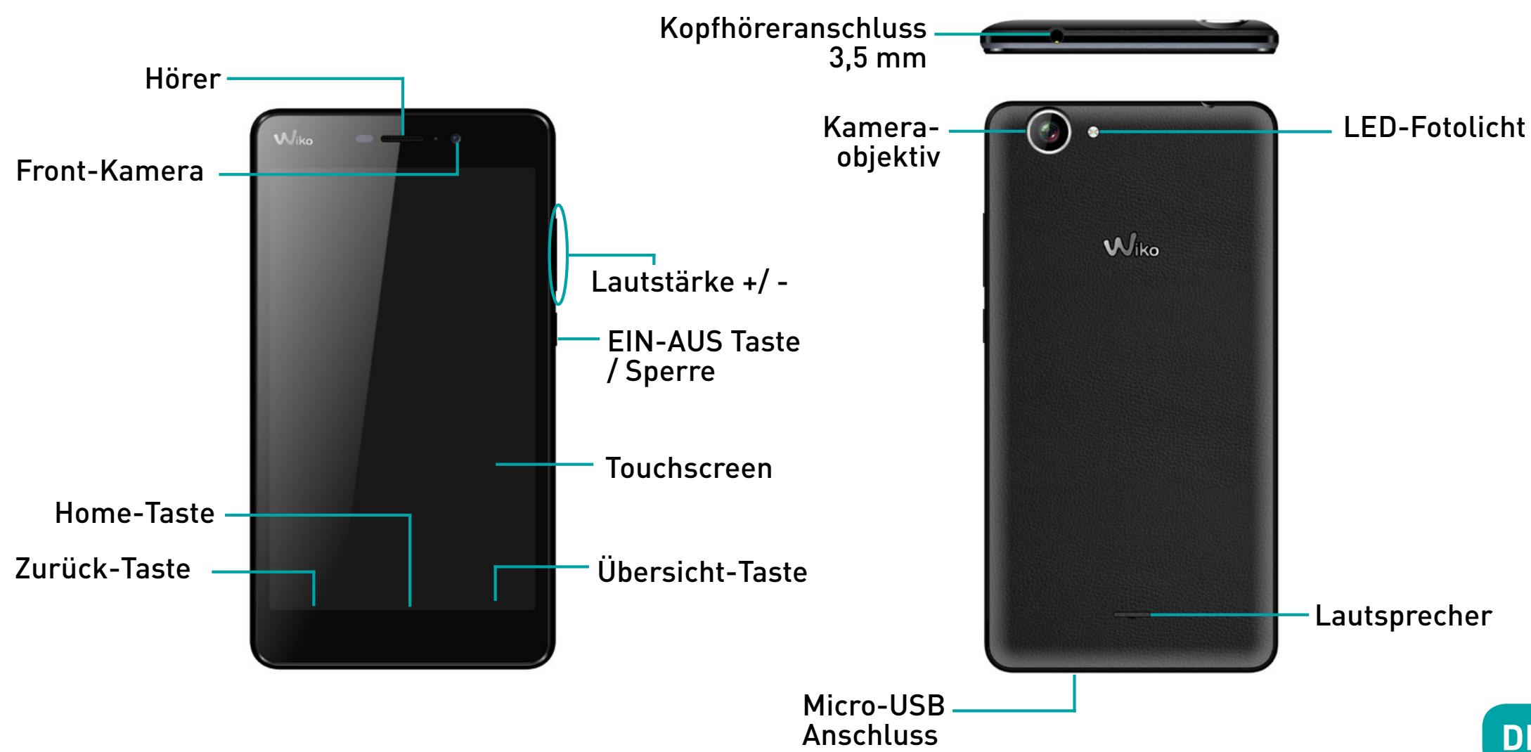 WIKO BLOOM - Lieferumfang : - 1