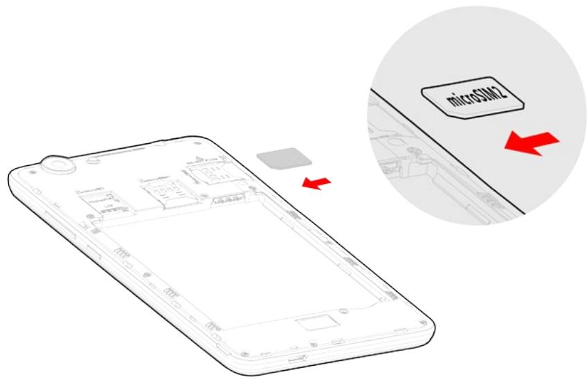 WIKO BLOOM - \~ Inserting the SIM cards - 3