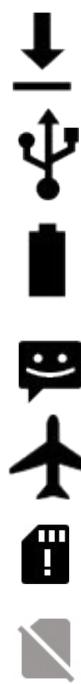 WIKO BLOOM - Notification icons on the status bar - 15