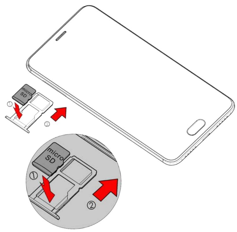 WIKO JERRY MAX - \~ Wkładanie karty pamięci - 1