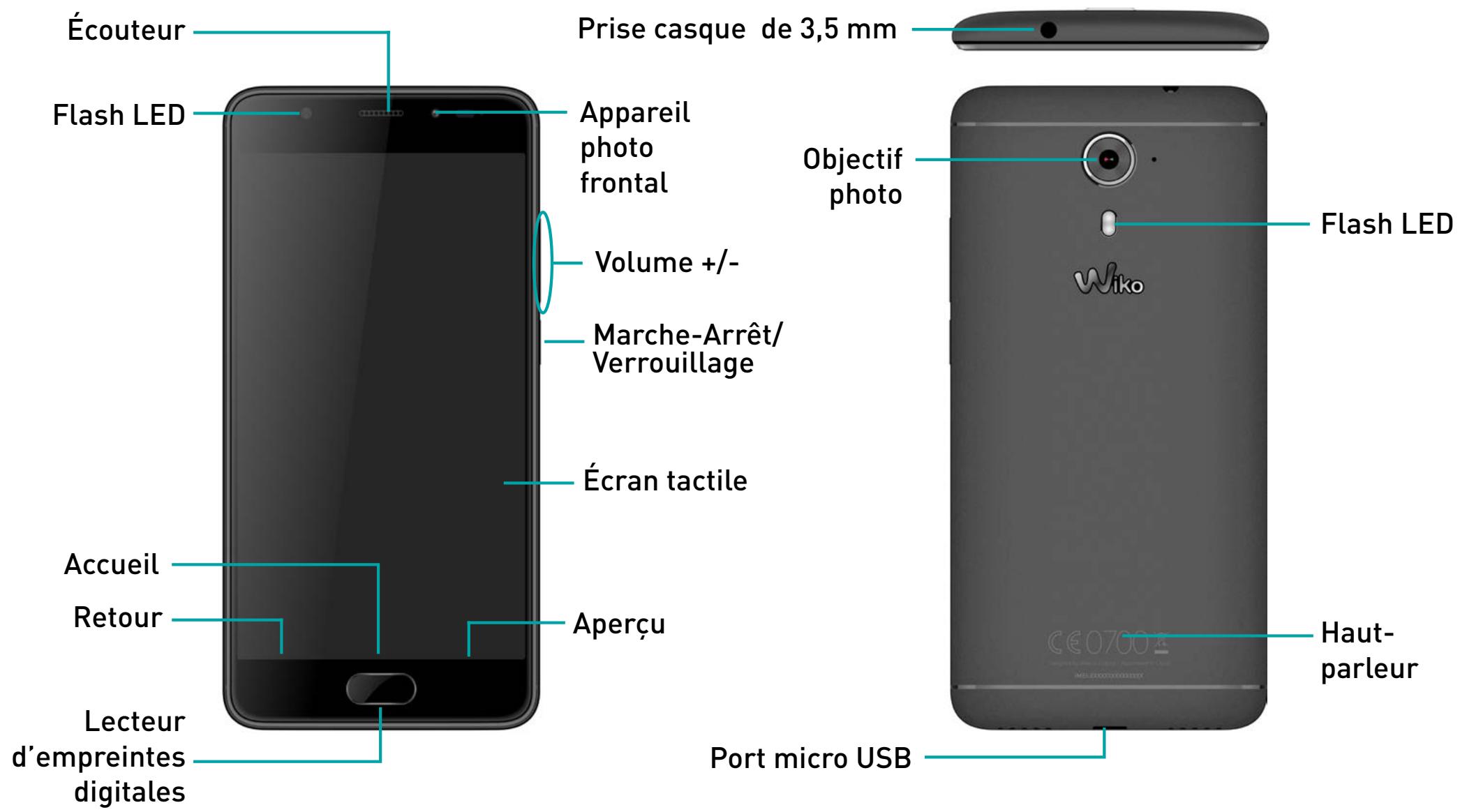 WIKO JERRY MAX - Découvrir votre téléphone - 1