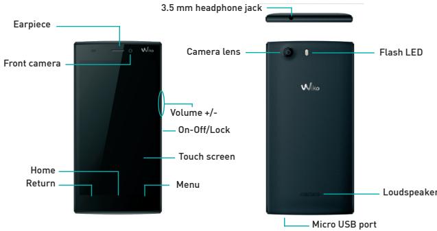 WIKO VIEW 3 LITE - Getting to Know Your Phone - 1