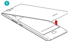 WIKO VIEW 3 LITE - - Inserting the SIM cards - 1