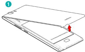 WIKO VIEW 3 LITE - - Insertion des cartes SIM - 1