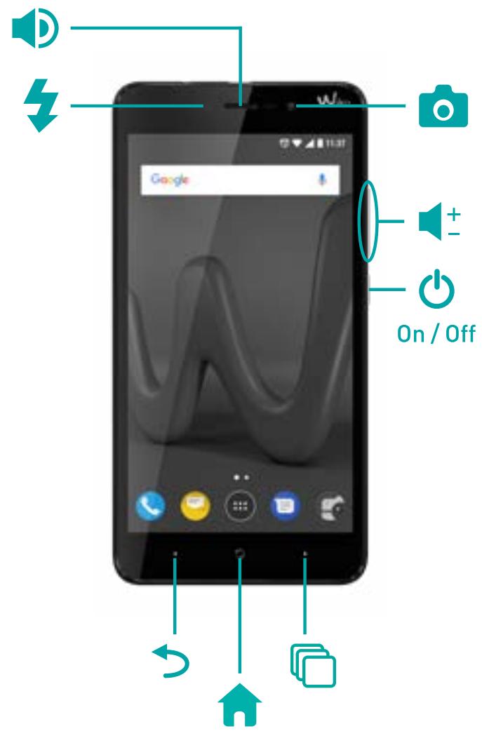 WIKO U FEEL LITE - Getting to Know Your Phone - 2