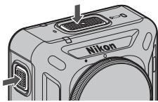 NIKON KEYMISSION 170 - Appuyez sur la commande vidéo ou la commande photo pour mettre l'appareil photo en mode d'attente d'association. - 1