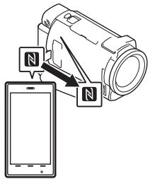 SONY PXW-Z90V - Connexion une touche avec un appareil android prenant en charge NFC - 2