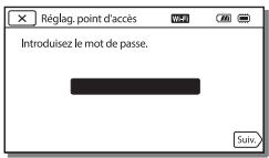SONY PXW-Z90V - Si vous connaissiez le SSID et le mot de passe de votre point d'accès sans fil - 1