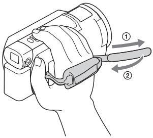 SONY PXW-Z90V - Pourfermer la poignée - 1