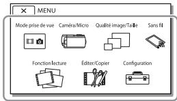 SONY PXW-Z90V - Utilisation des menus - 2