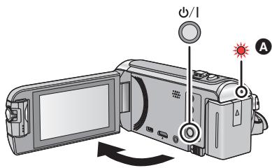 PANASONIC EVA1 SUPER 35MM - Pourmettresous/hors tensionl'appareilavecla touche alimentation - 1
