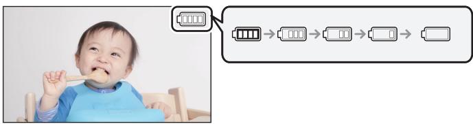 PANASONIC EVA1 SUPER 35MM - Indicateur de capacité résiduelle de la batterie - 1