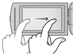 PANASONIC AG-AF101AEJ - Toucher et glissement - 1