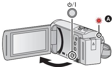 PANASONIC AG-AF101AEJ - Pourmettressous/hors tensionl'appareilavecla touche alimentation - 1