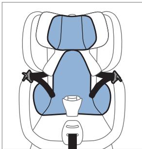 RECARO MONZA NOVA EVO - Zapinanie danecka (z regulacja wysokosci pasów) - 7