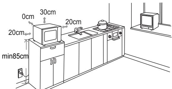 CANDY EGO G25D CO - Installation - 1