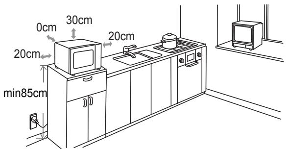CANDY CMXG 22D W - Installation - 1