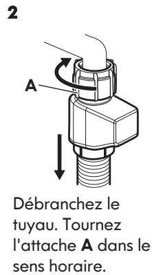 IKEA MEDELSTOR 203.857.99 - Nettoyage du filtre du tuyau d'arrivée - 2