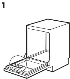 IKEA MEDELSTOR 203.857.99 - Remplissage du réservoir de sel régissant - 2