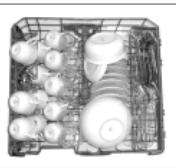 HAIER DW12-T1347  -  DW12-T1347B -  DW12-T1347S - Messerhalter - 2