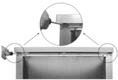 HAIER DW15-T2145 - DW15-T2145S - DW15-T2145X - Den Deckel der Geschirrwaschmaschine abbauen - 3