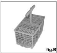 HAIER DW15-T2145 - DW15-T2145S - DW15-T2145X - Étagère à couteaux - 2