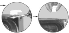 HAIER DW15-T2145 - DW15-T2145S - DW15-T2145X - Cóme se remove a cubertura de sua lava-louça Por favor - 8