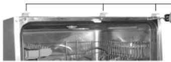 HAIER DW15-T2145 - DW15-T2145S - DW15-T2145X - Den Deckel der Geschirrwaschmaschine abbauen - 7
