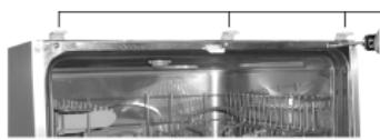 HAIER DW12-D2147FBIS  -  DW15-T2147 -  DW15-T2147S - How to remove the top of your dishwasher - 7