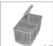 HAIER DW12-D2147FBIS  -  DW15-T2147 -  DW15-T2147S - Knife rack - 4