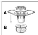 HAIER DW12-D2147FBIS - DW15-T2147 - DW15-T2147S - De sproeiarmen reinigen - 2
