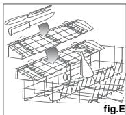 HAIER DW12-D2147FBIS - DW15-T2147 - DW15-T2147S - scaffali per coltelli - 8