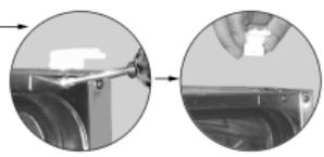 HAIER DW12-D2147FBIS  -  DW15-T2147 -  DW15-T2147S - How to remove the top of your dishwasher - 8