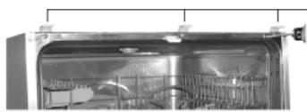 HAIER DW12-D2147FBIS - DW15-T2147 - DW15-T2147S - Hoe verwijdert U het top van het vaatwasmachine - 7