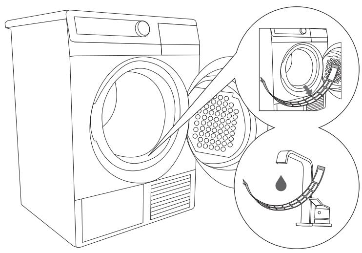 GORENJE WT 1041 - NETTOYAGE DU FILTRE MONTÉ SUR LA PARTIE BASSE DE L'OUVERTURE DU HUBLOT - 1