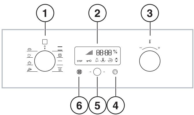HOTPOINT FA4841PIXHA - Afficheur - 1