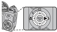 FUJIFILM FINEPIX S6800 - Choisissez un mode de flash. - 1