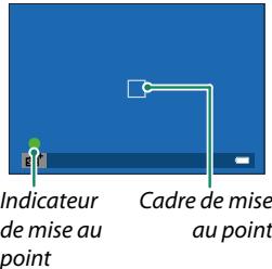 Indicateur de mise au point Cadre de mise au point